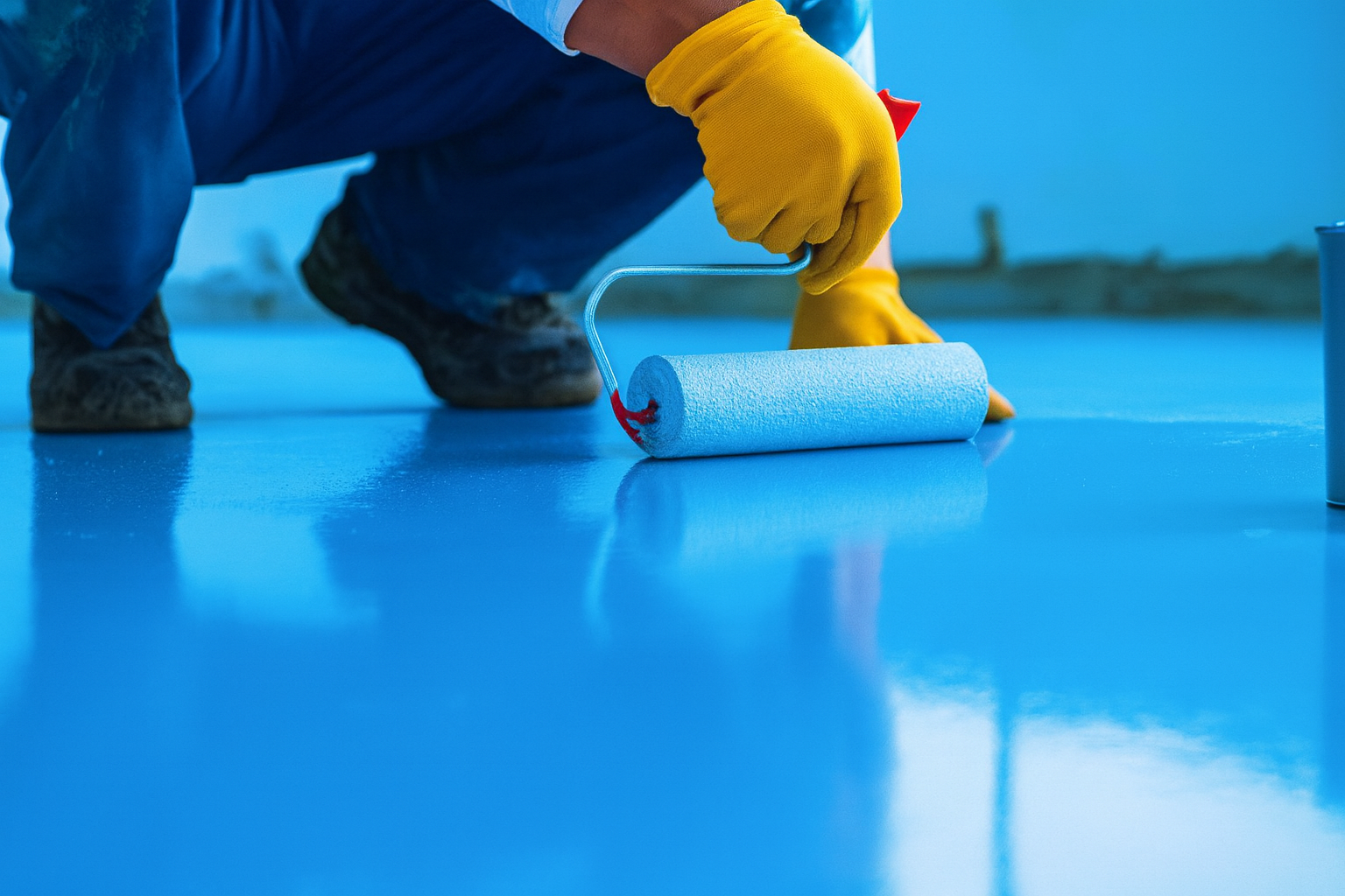 5 Ưu Điểm Hàng Đầu Của Sơn Epoxy Hệ Lăn