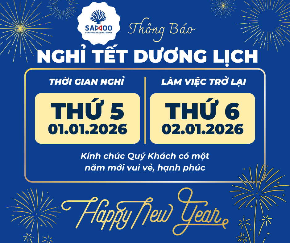 📢 THÔNG BÁO NGHỈ TẾT DƯƠNG LỊCH 2026