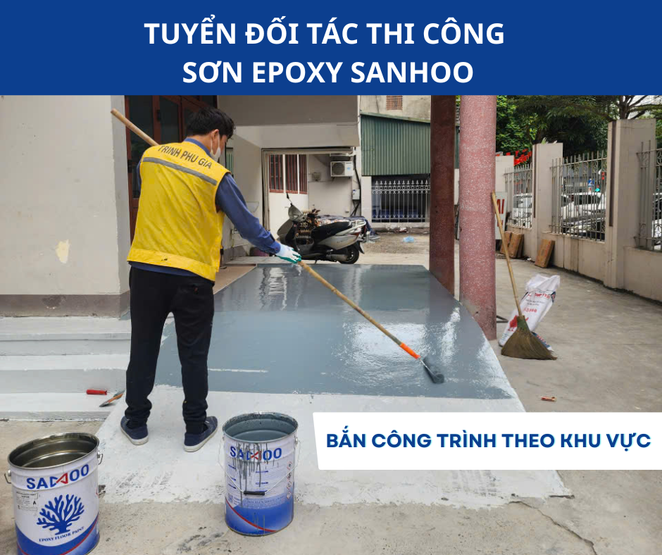 TUYỂN ĐỘI THI CÔNG SƠN & CHỐNG THẤM HỢP TÁC LÂU DÀI THEO TỈNH