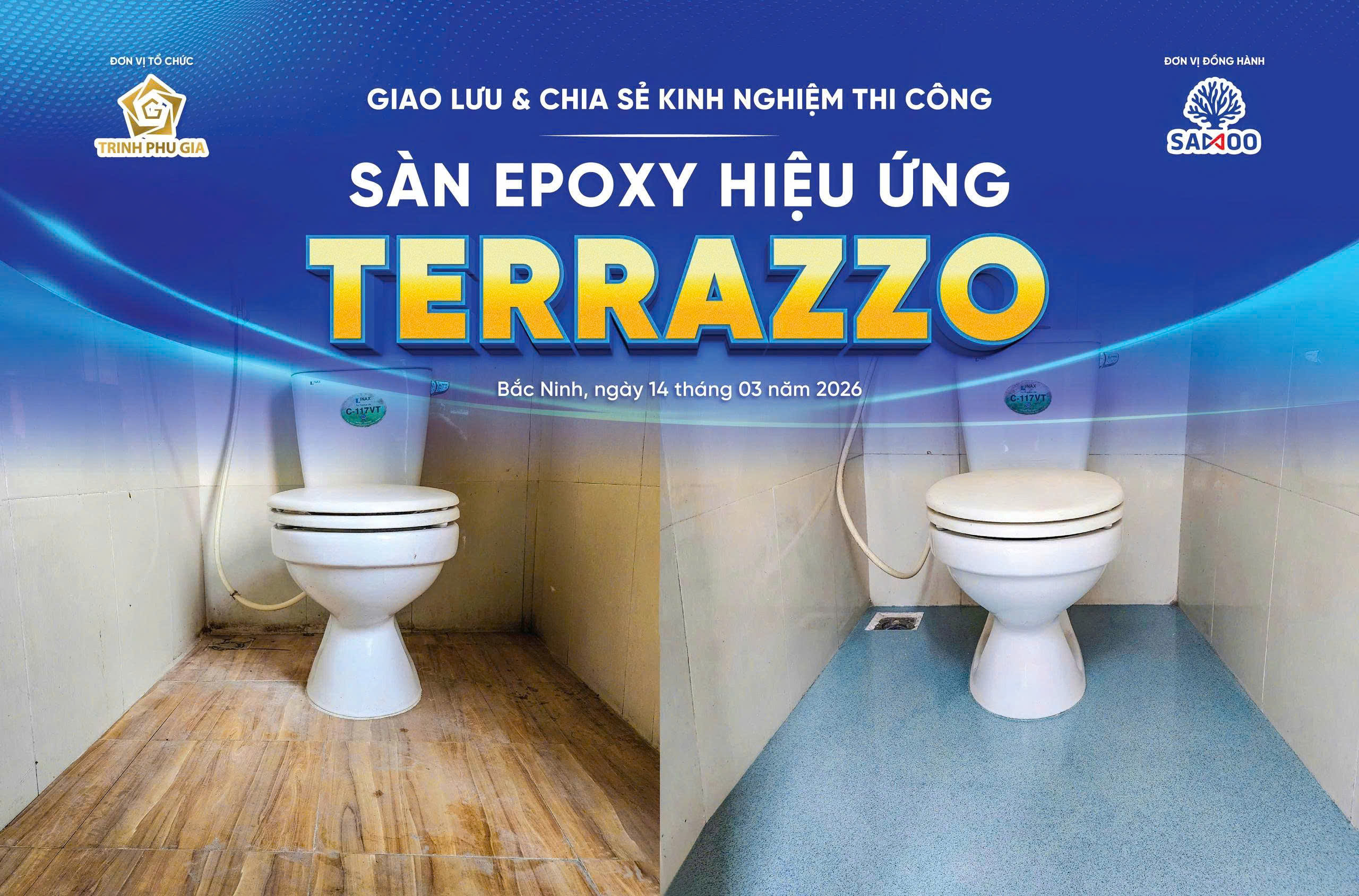 Hội thảo chia sẻ kiến thức thi công sơn Terrazzo – sơn hiệu ứng – sơn tự san cát màu thành công tốt đẹp