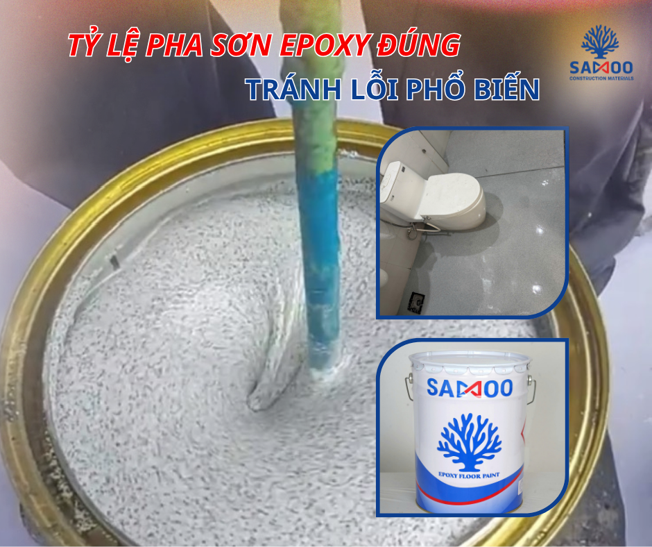 ⚠️ TỈ LỆ PHA SƠN EPOXY SAI – MẤT TIỀN, MẤT UY TÍN, MẤT CẢ KHÁCH!