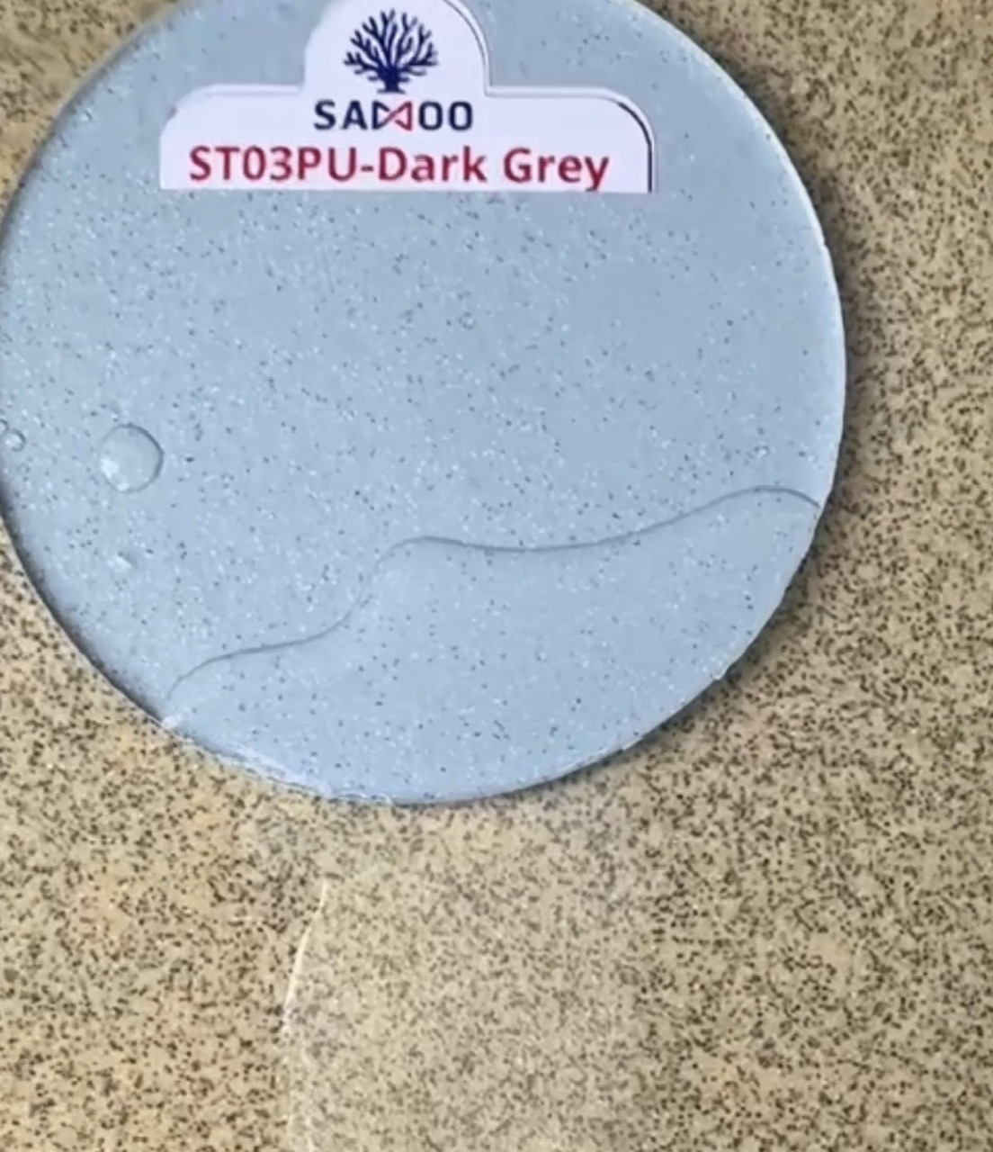 🔬 TEST HÓA CHẤT TRÊN MẪU SƠN TERRAZZO – GIẢI PHÁP KHÔNG BAY MÀU, KHÔNG XUỐNG CẤP
