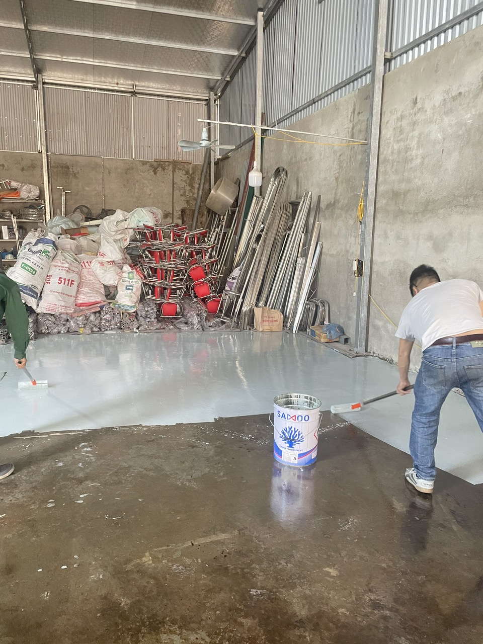 QUY TRÌNH XỬ LÝ NỀN CHUẨN TRƯỚC KHI THI CÔNG SƠN EPOXY