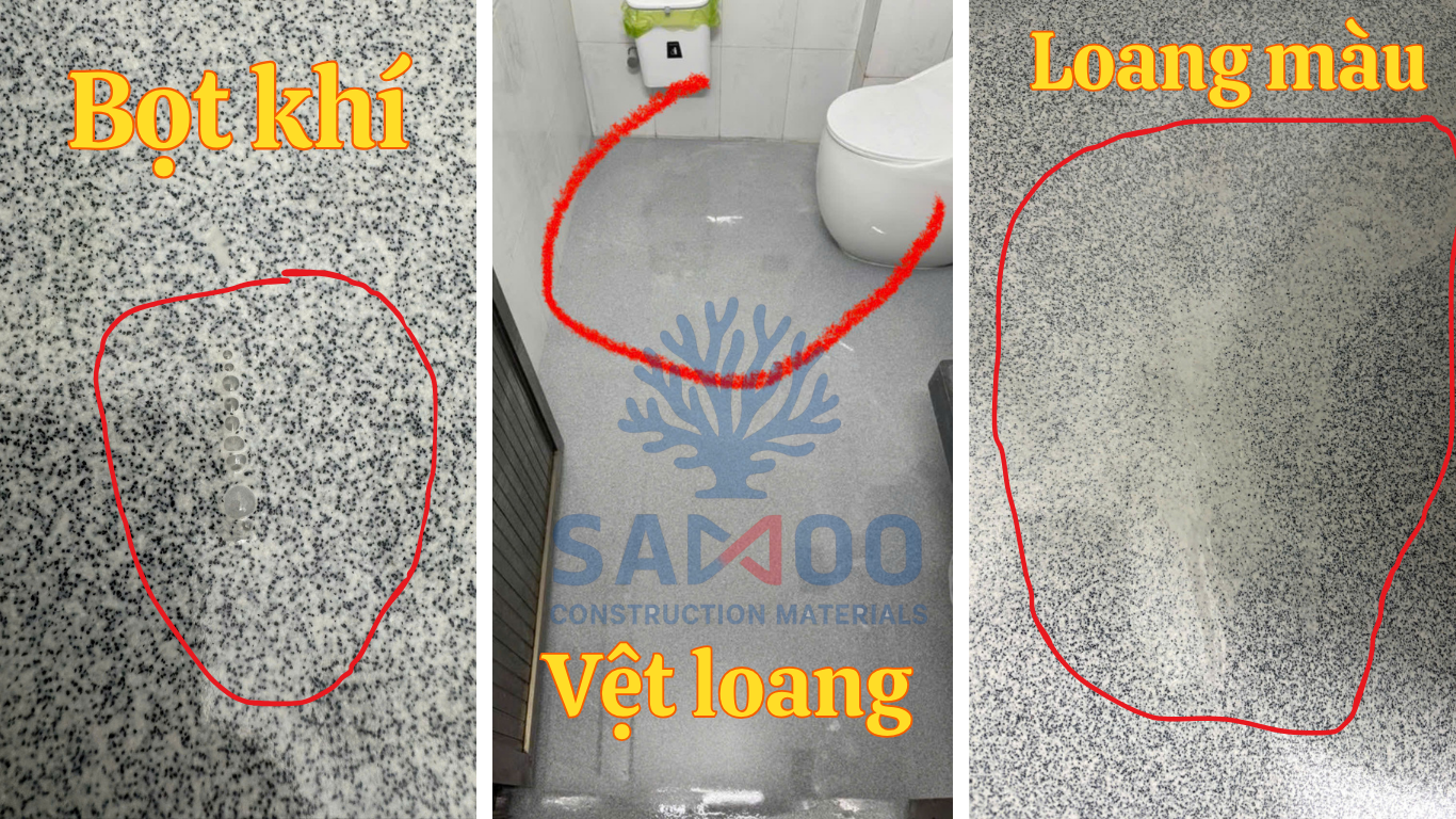 BÓC PHỐT NHỮNG LỖI THI CÔNG TERRAZZO THƯỜNG GẶP NHẤT – NGUYÊN NHÂN & CÁCH KHẮC PHỤC