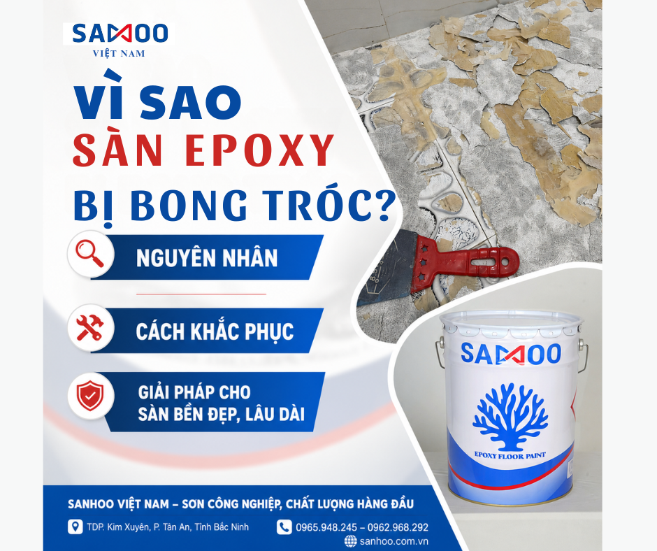 VÌ SAO SÀN EPOXY BỊ BONG TRÓC? NGUYÊN NHÂN VÀ CÁCH KHẮC PHỤC HIỆU QUẢ