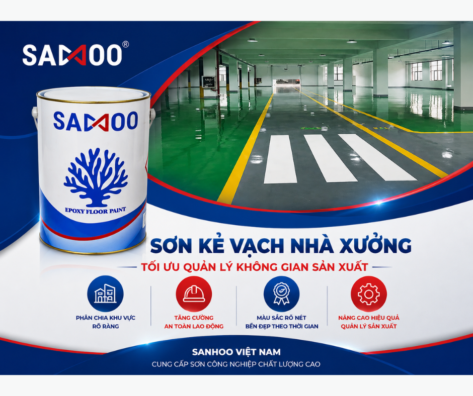 SƠN KẺ VẠCH NHÀ XƯỞNG – GIẢI PHÁP TỐI ƯU QUẢN LÝ KHÔNG GIAN SẢN XUẤT