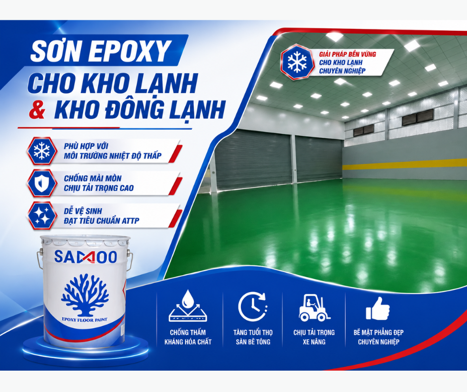 CÓ NÊN SƠN EPOXY CHO KHO LẠNH VÀ KHO ĐÔNG LẠNH?